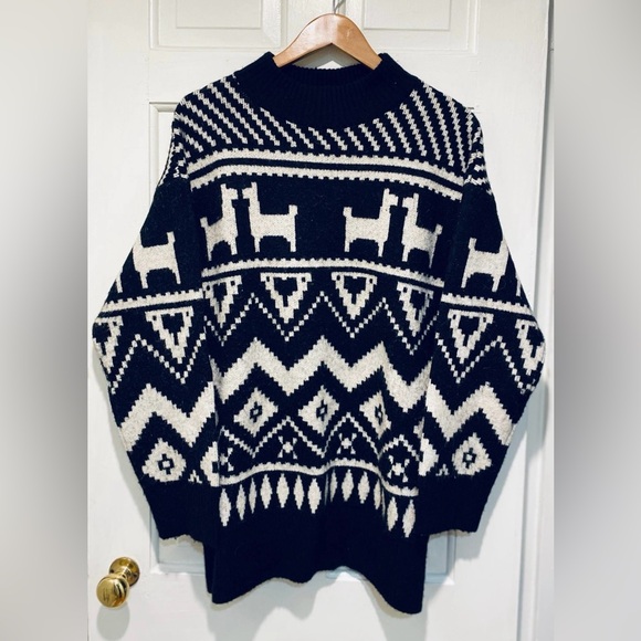 H&M Llama Black Jumper - Picture 2 of 3